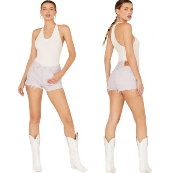 Levi's 501 High Rise Shorts - Picture 2 of 8